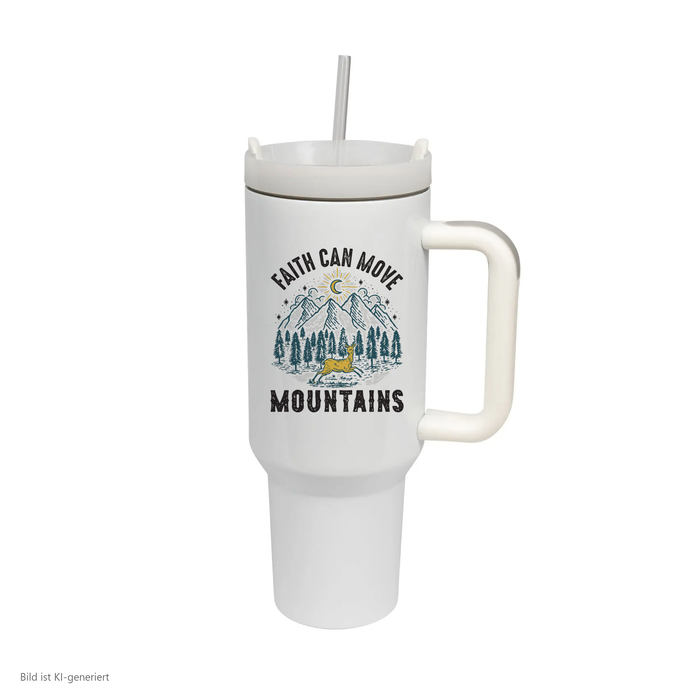 Faith can move Mountains Thermobecher