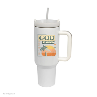 God is Good Retro Thermobecher von Mountain Movers, 1,2 Liter