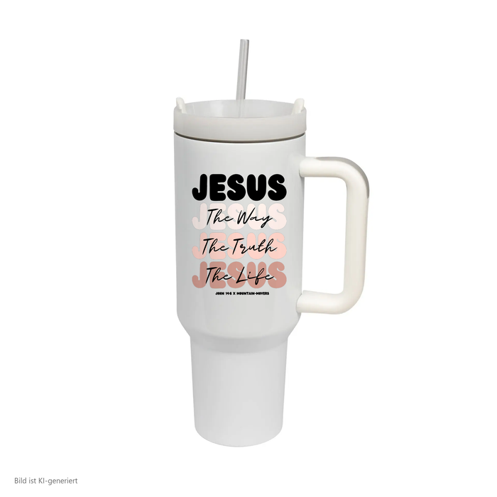 Jesus John 14:6 Thermobecher