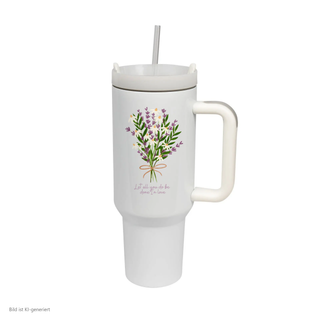 Let all you do be done in Love Thermobecher von Mountain Movers