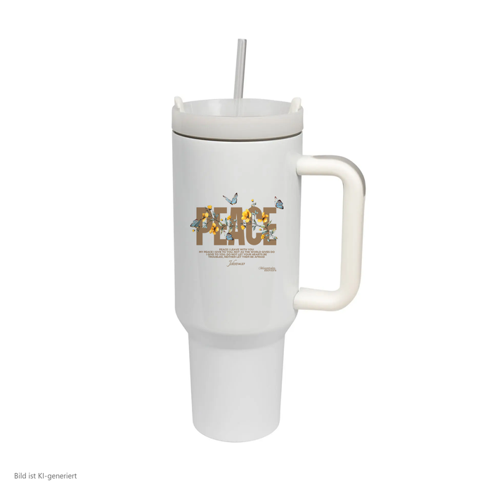 Peace Flower Thermobecher