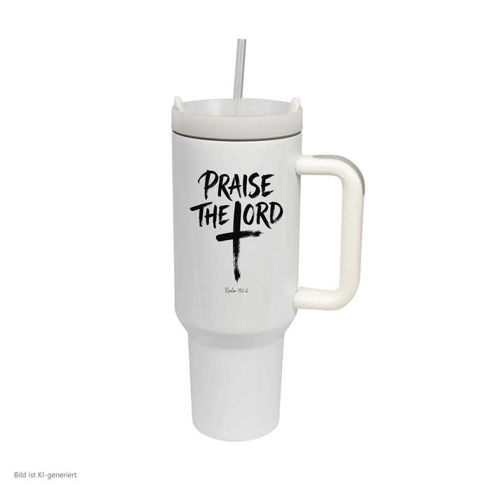 Praise the Lord Cross Thermobecher