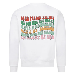 Beste persoon achter mij Kerstsweater