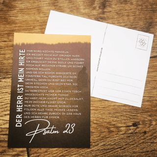 Psalm 23 Postkarte