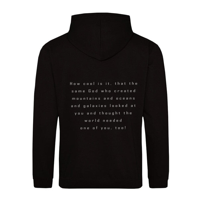 Hoe cool Hoodie Rugprint
