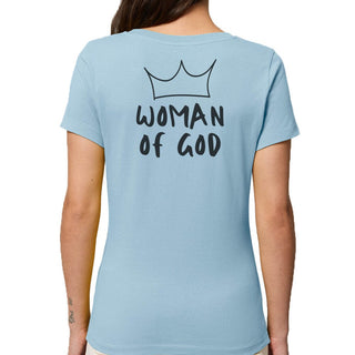 Vrouw van God dames T-shirt voorjaarsuitverkoop