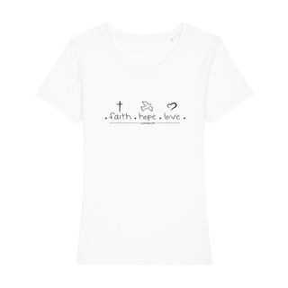 Faith Hope Love dames T-shirt voorjaarsuitverkoop