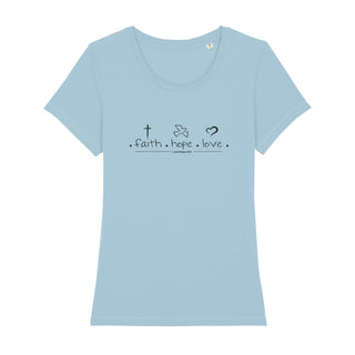 Faith Hope Love Frauen T-Shirt Spring Sale