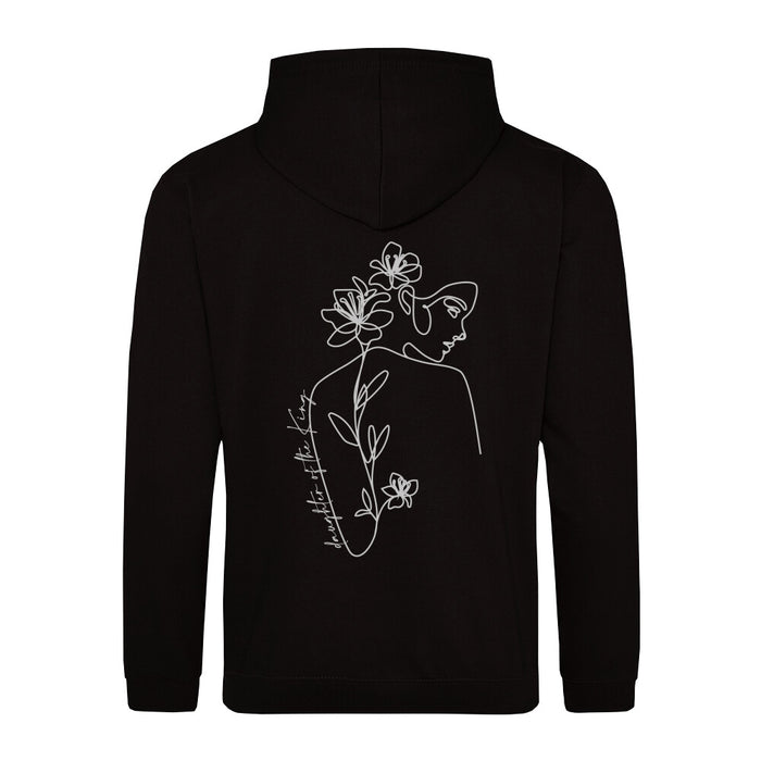 Dochter van de koning Hoodie Rugprint