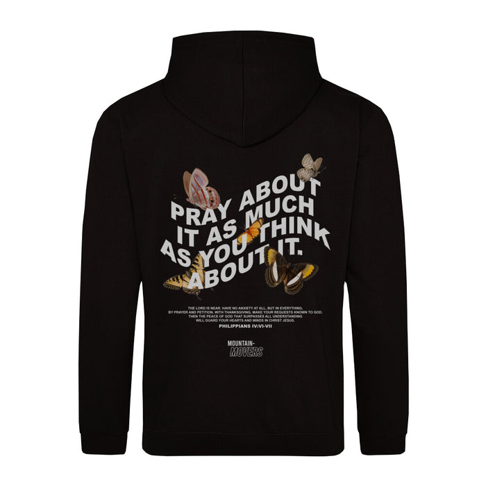 Bid ervoor Hoodie Rugprint
