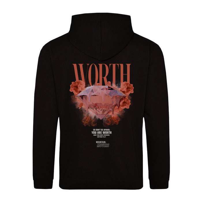 Worth streetwear hoodie met rugprint