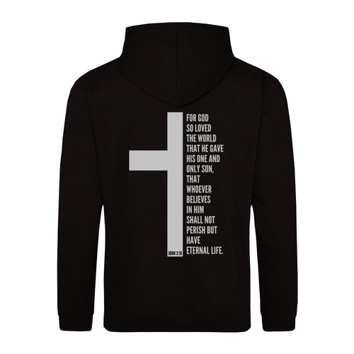 John 3:16 Hoodie Backprint