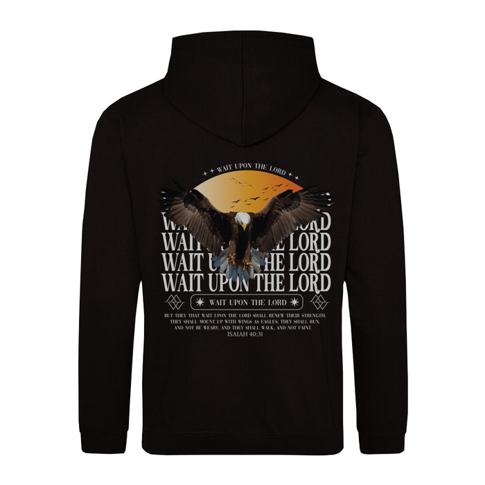 Wait Upon the Lord Hoodie Backprint
