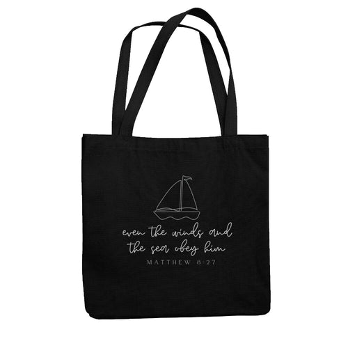 Wind & Sea Lineart Tote Bag