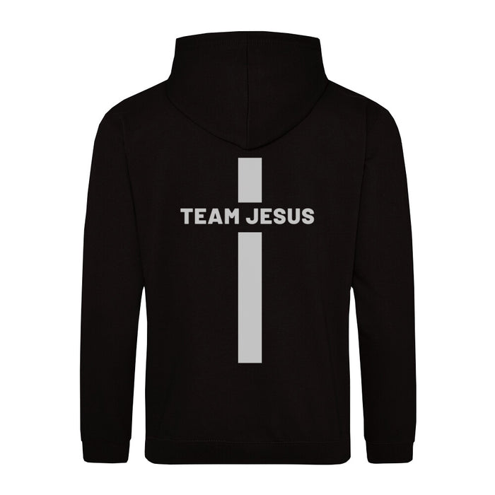 Team Jesus Hoodie Rugprint