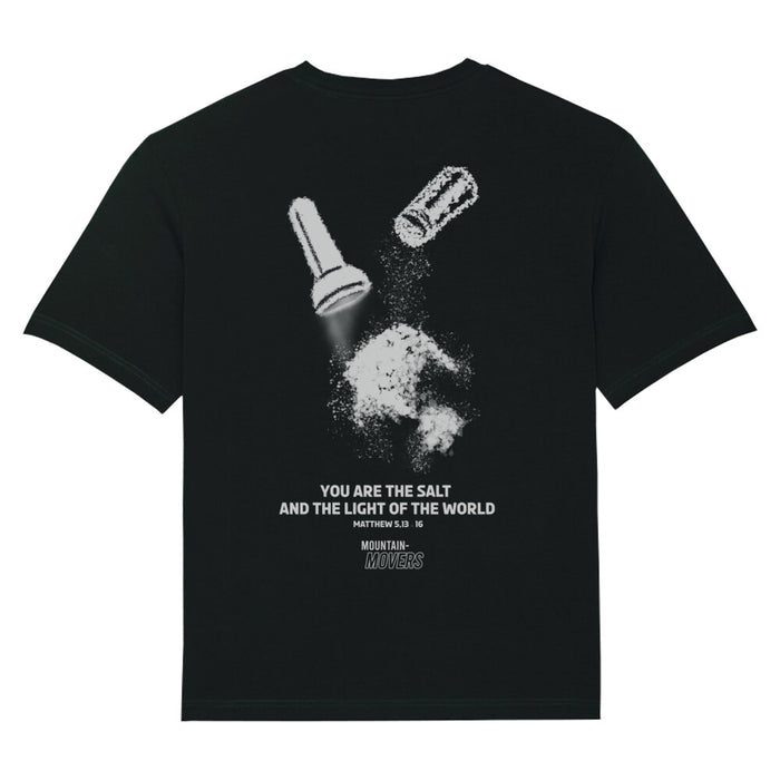 Salt & Light oversized T-shirt met print op de achterkant