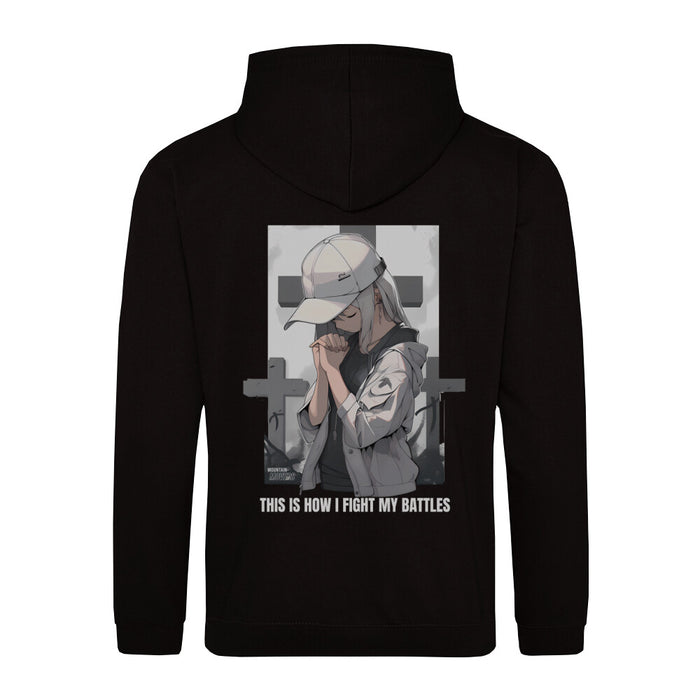 Battles Anime Hoodie Backprint