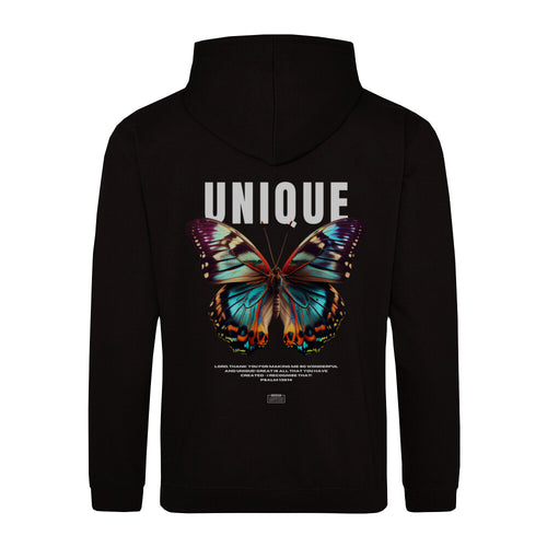 Unique Butterfly Hoodie Backprint