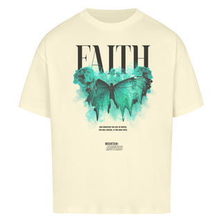 Faith streetwear premium oversized T-shirt met voorkant