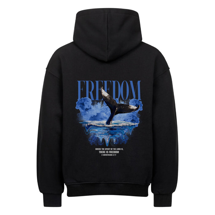 VRIJHEID OVERSIZED HOODIE Rugprint