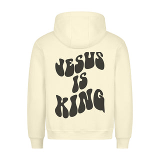 Jesus is King Schrift Hoodie BackPrint