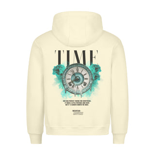 Time streetwear hoodie met rugprint
