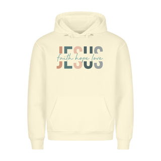 Jezus (geloof hoop liefde) hoodie