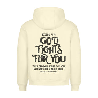 God Fights for you Hoodie BackPrint