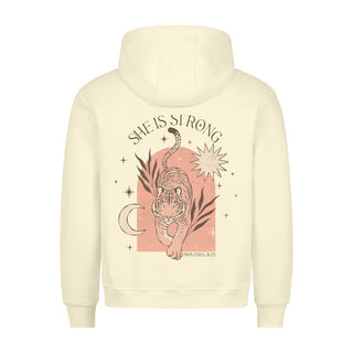 She is Strong Tiger Hoodie BackPrint