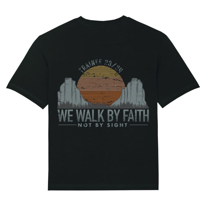Walk by Faith Trainee 23/24 oversized T-shirt met print op de achterkant