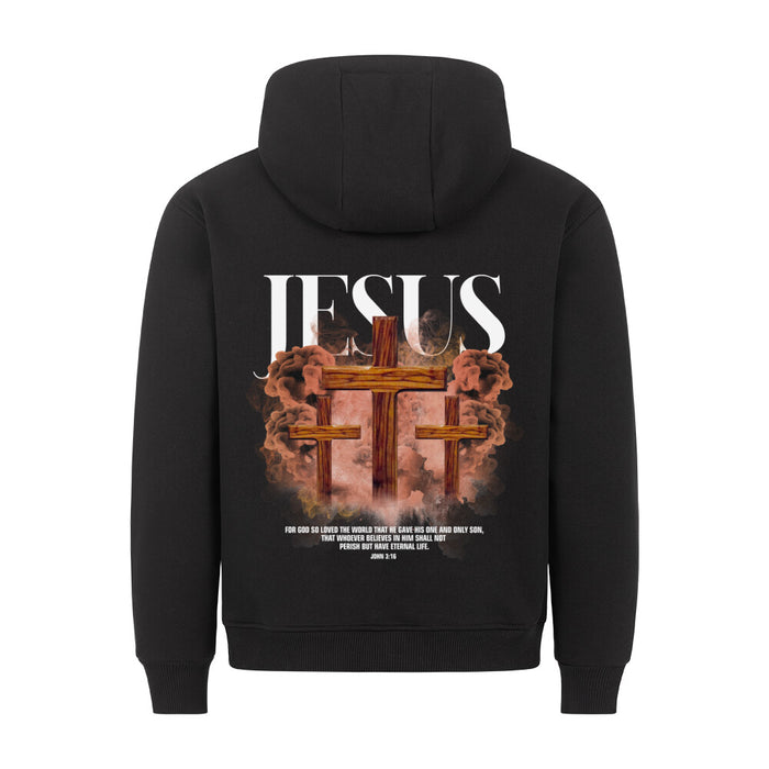 Jesus streetwear hoodie met rugprint