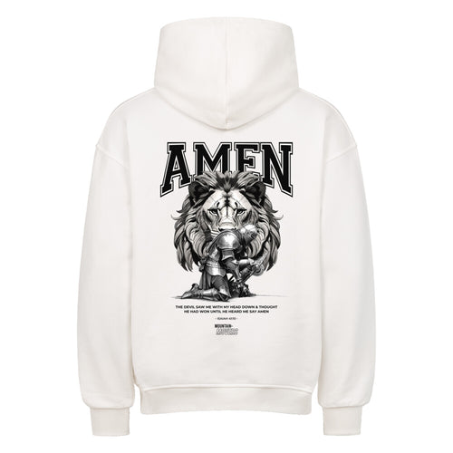 Amen oversized hoodie backprint