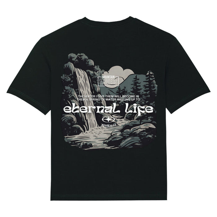 Eternal Life John 4:14 Oversized Shirt Backprint