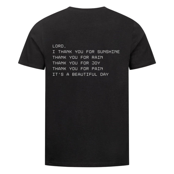 Beautiful Day Shirt front and backprint