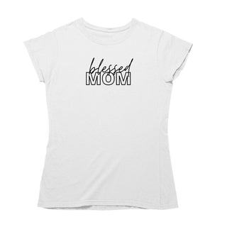 Gezegend moeder dames T-shirt
