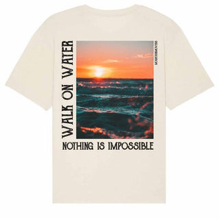 Walk on Water Oversized T-shirt met print op de achterkant