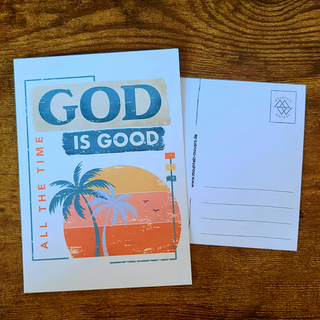 Good God postcard
