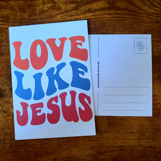 LOVE LIKE JESUS Postkarte