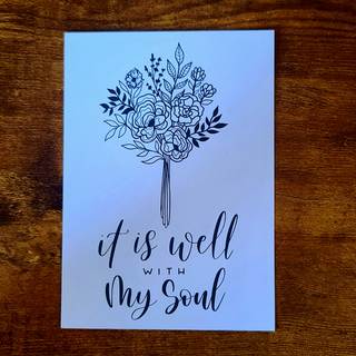 It is well with my Soul Postkarte