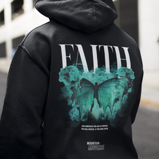Faith streetwear hoodie met rugprint