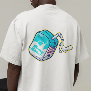 Living Water Oversized T-shirt met print op de achterkant