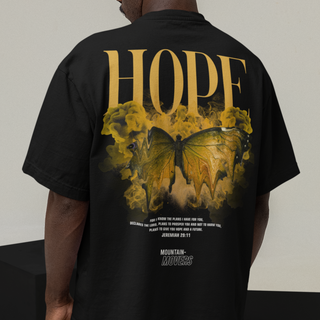 Hope Oversized T-shirt met print op de achterkant