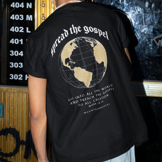 Gospel oversized T-shirt met rugprint