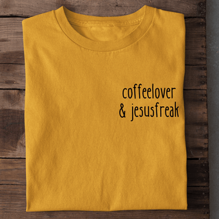 Coffelover & Jesusfreak-T-shirt