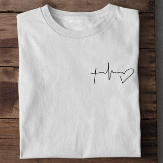 Geloof hoop liefde symbolen minimalistisch T-shirt