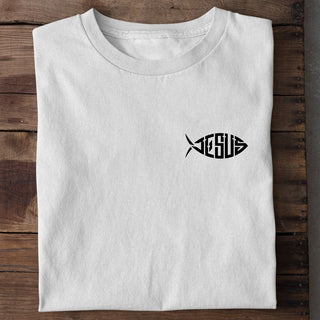 Jesus Fish Minimalistisch T-Shirt