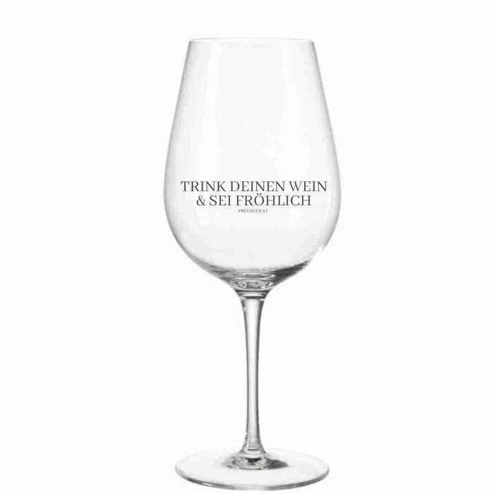 Prediker 9:7 wijnglas